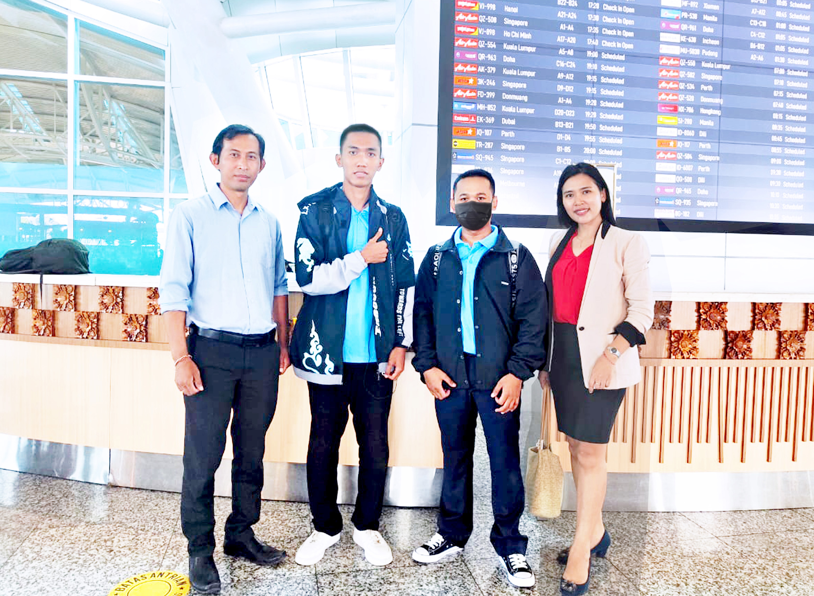 Keberangkatan Kesawa dan Jaya