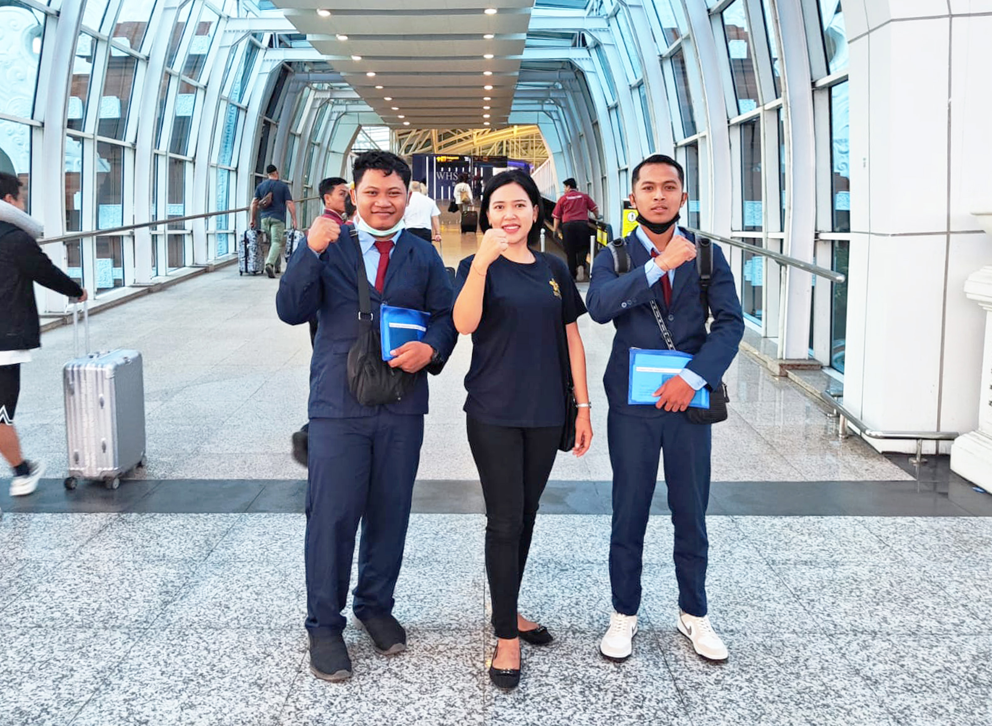 Keberangkatan Yogi Suara dan Fendy