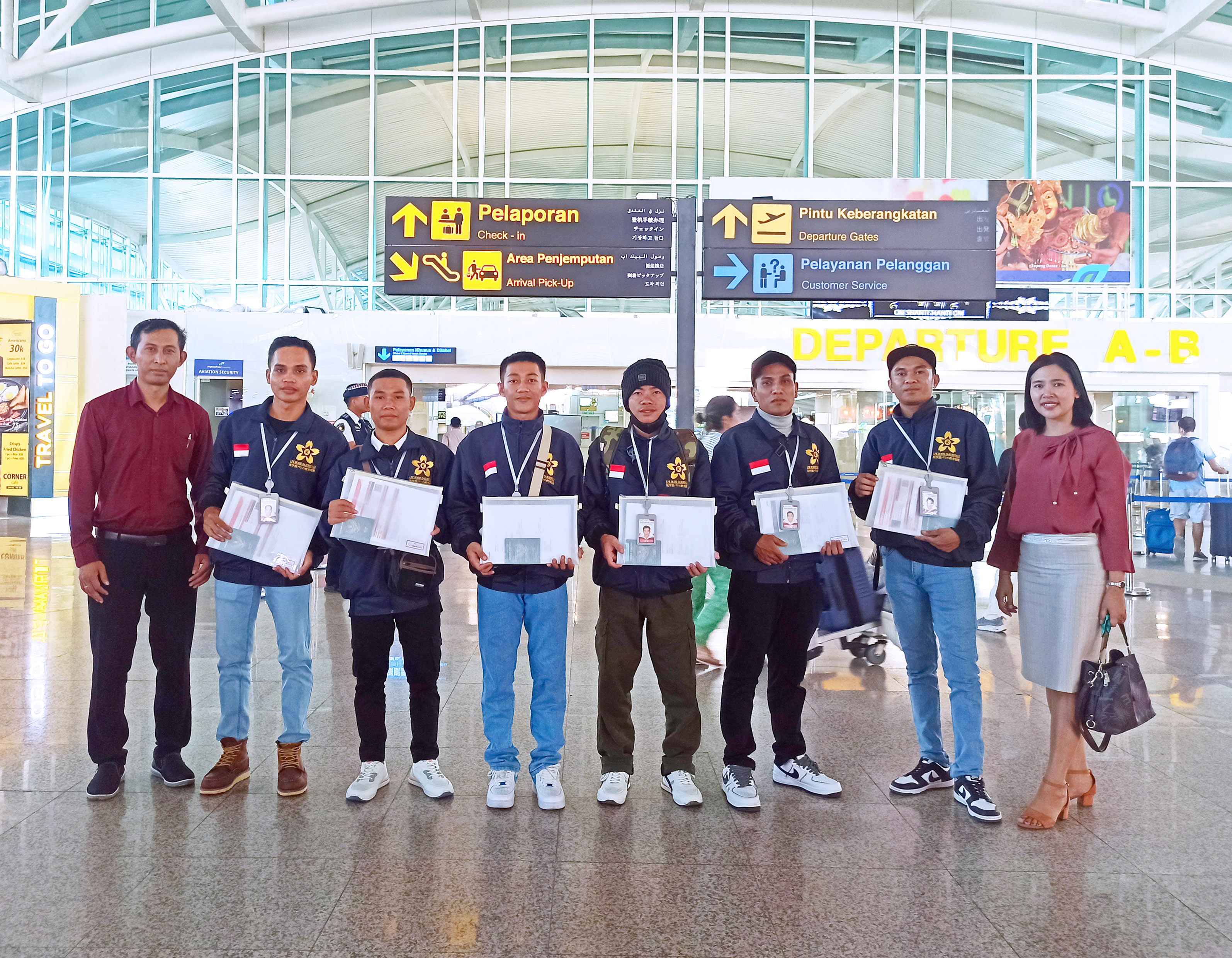 Keberangkatan 6 Orang Pemagang ke Prefektur Mie dan Aichi