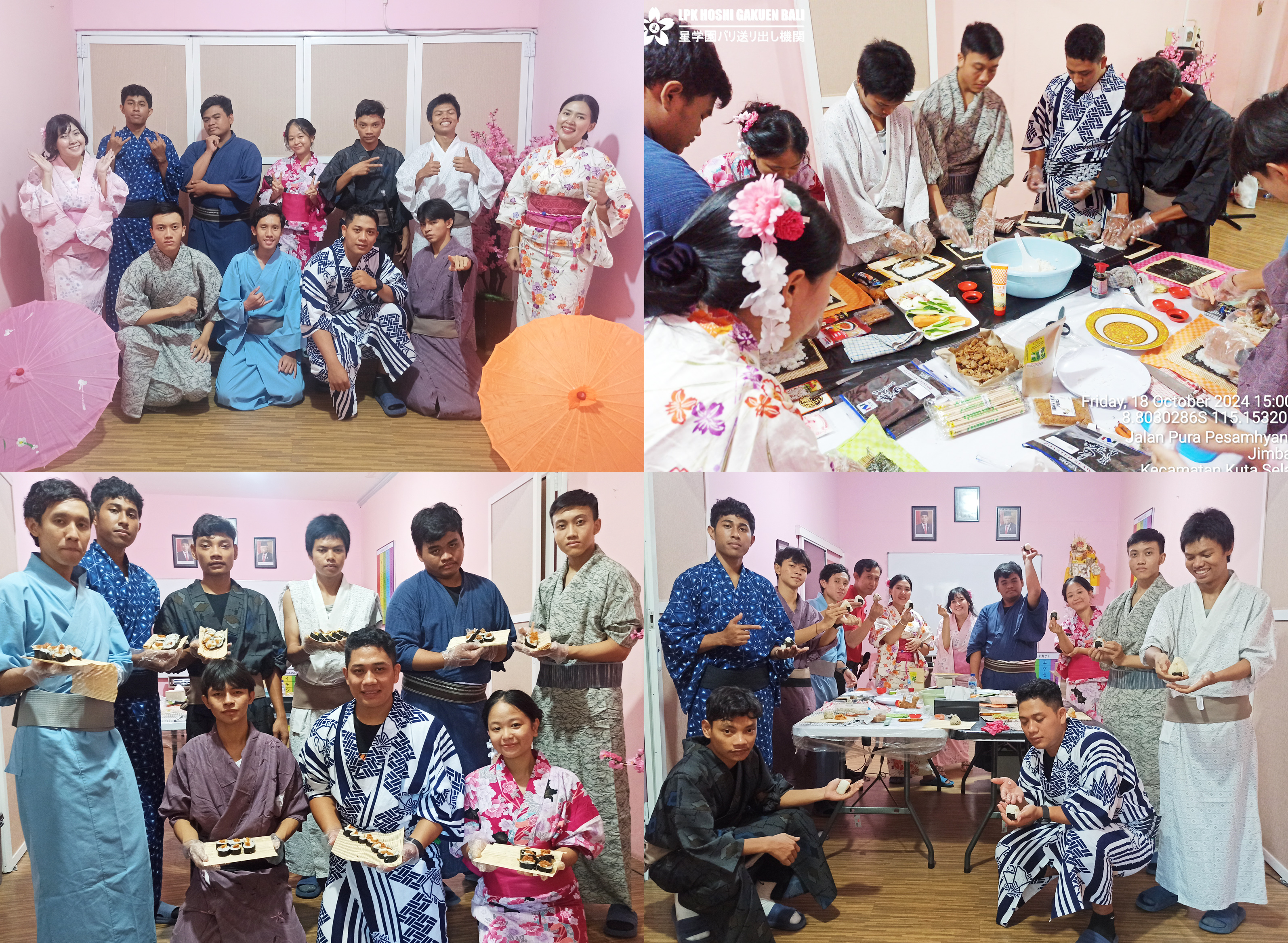 Kelas Budaya - Yukata, Makizushi & Onigiri