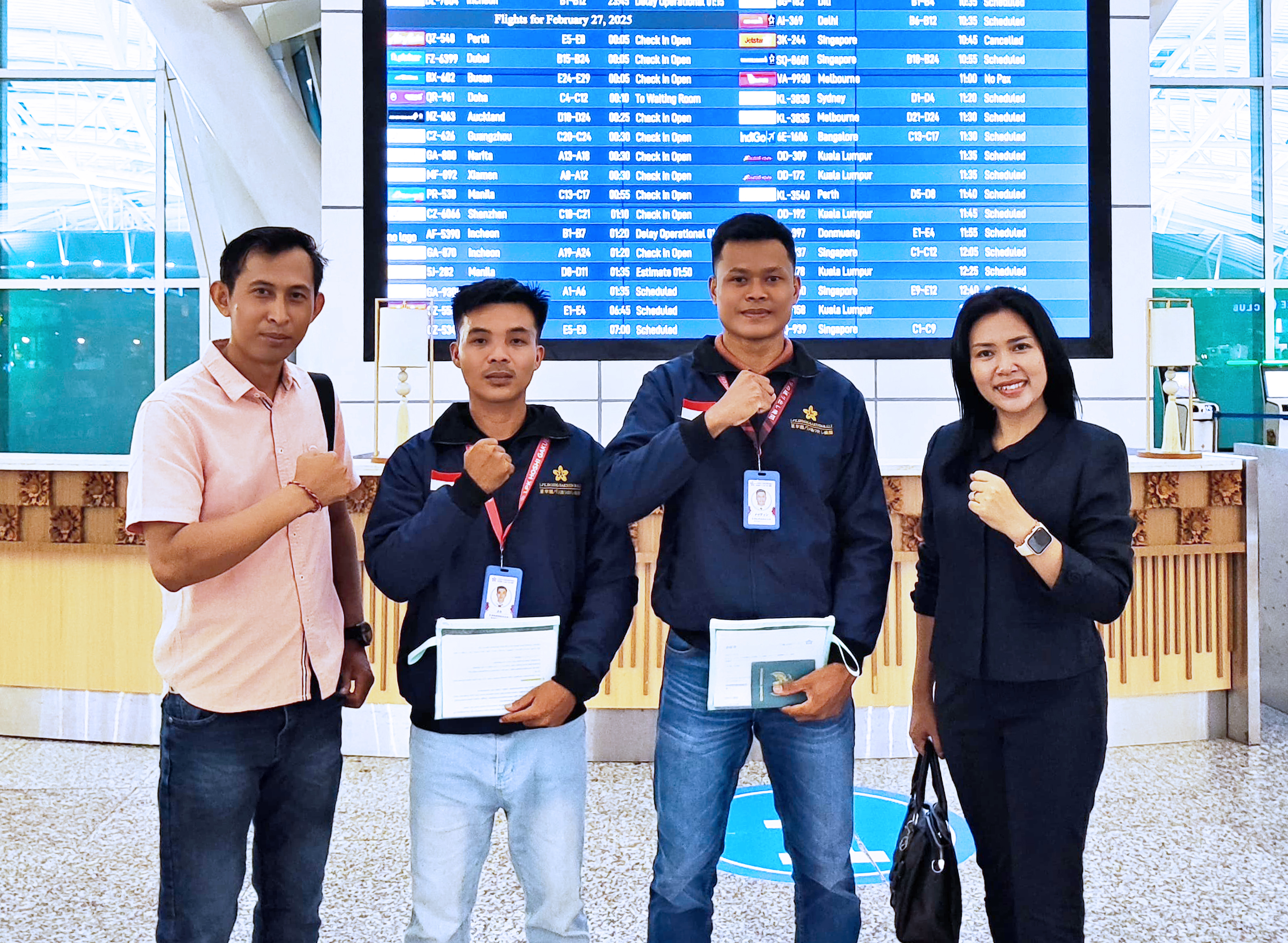 Keberangkatan Dudin & Zul